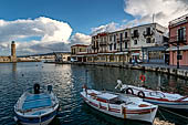 The Venetian inner harbour, the most attractive part of Rethimnon waterfront. 